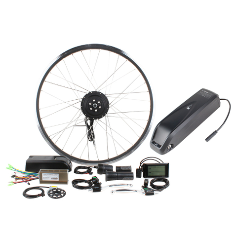 36v 350w Brushless Geared Hub Motor Electric Bike Conversion Kit with battery