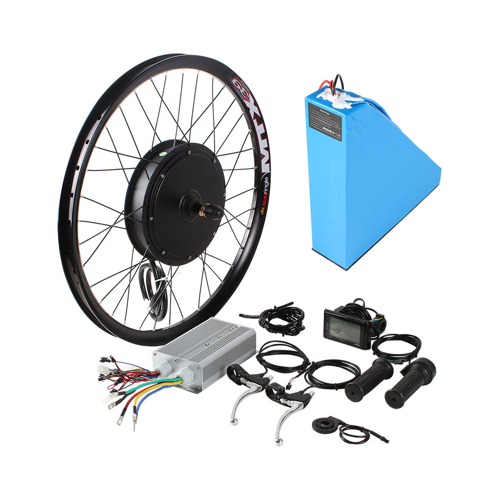 48v 72v 3000w Direct Hub Motor Kit Rear Wheel Electric Bike Conversion Kit