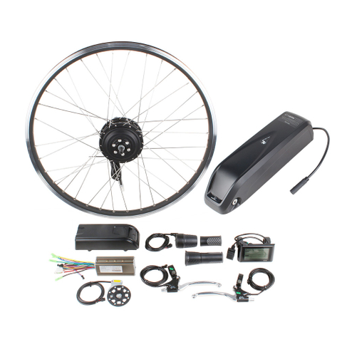 24v 36v 250w Brushless Geared Hub Motor Kit Front And Rear Wheel Electric Bike Conversion Kit